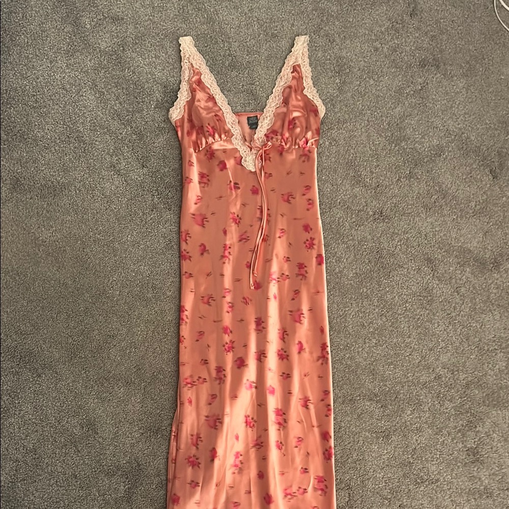 Wild fable lace trimmed slip dress